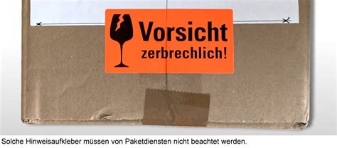 paket hermes zerbrechlich|zerbrechliche ware aufdruck.